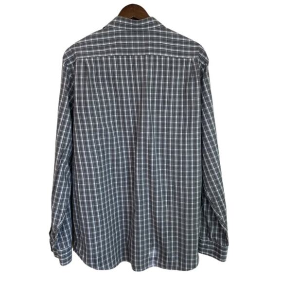 MICHAEL Michael Kors Tailor Fit Gray Plaid Button Up - XXL - Picture 3 of 4